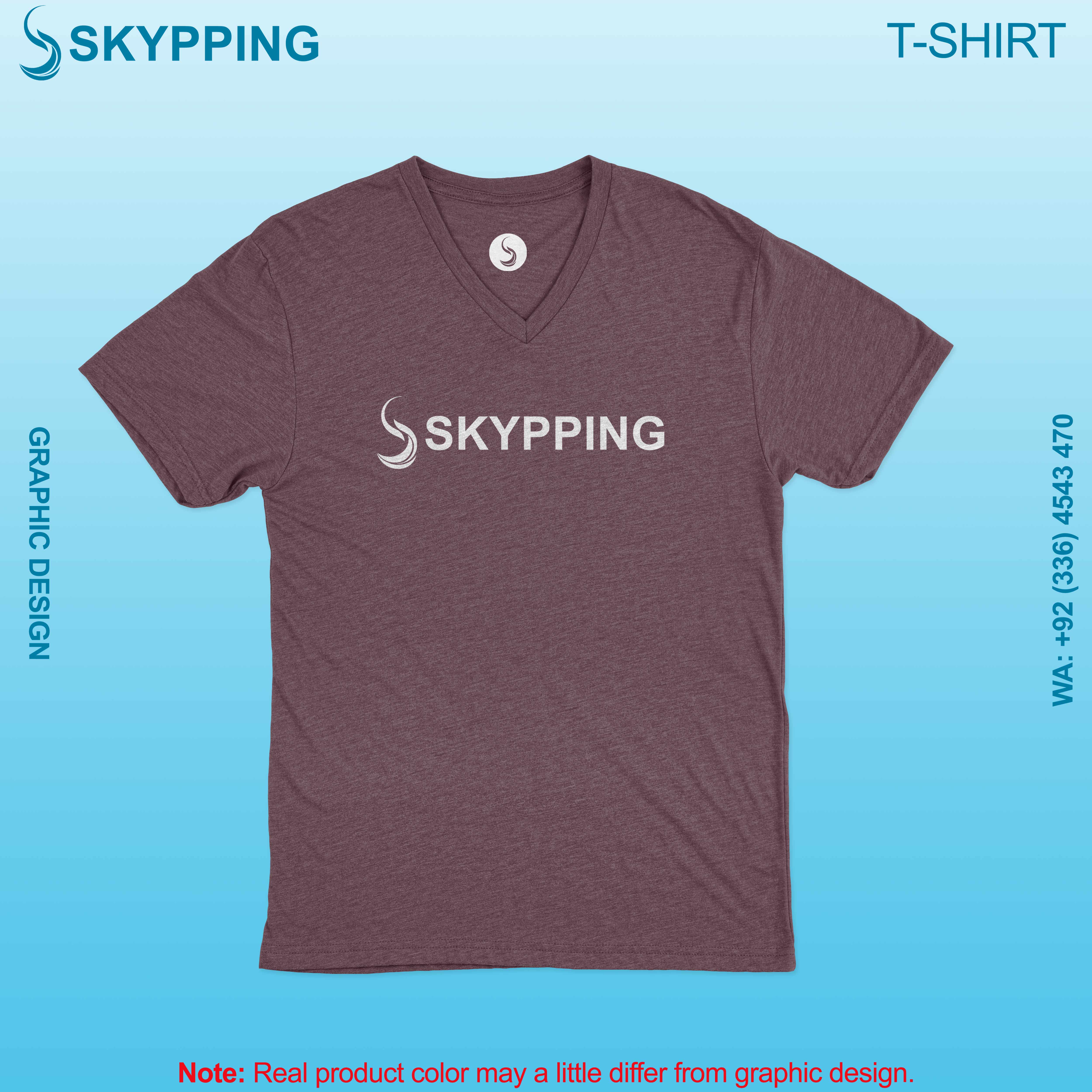 V-Neck Short set-in style sleeve t-shirt for men